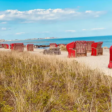 Solund - Sonne Im Herzen - Ruhige Und Sonnige Mit Terrasse Und Garten Nahe Und Ostsee Apartmán Schönhagen
